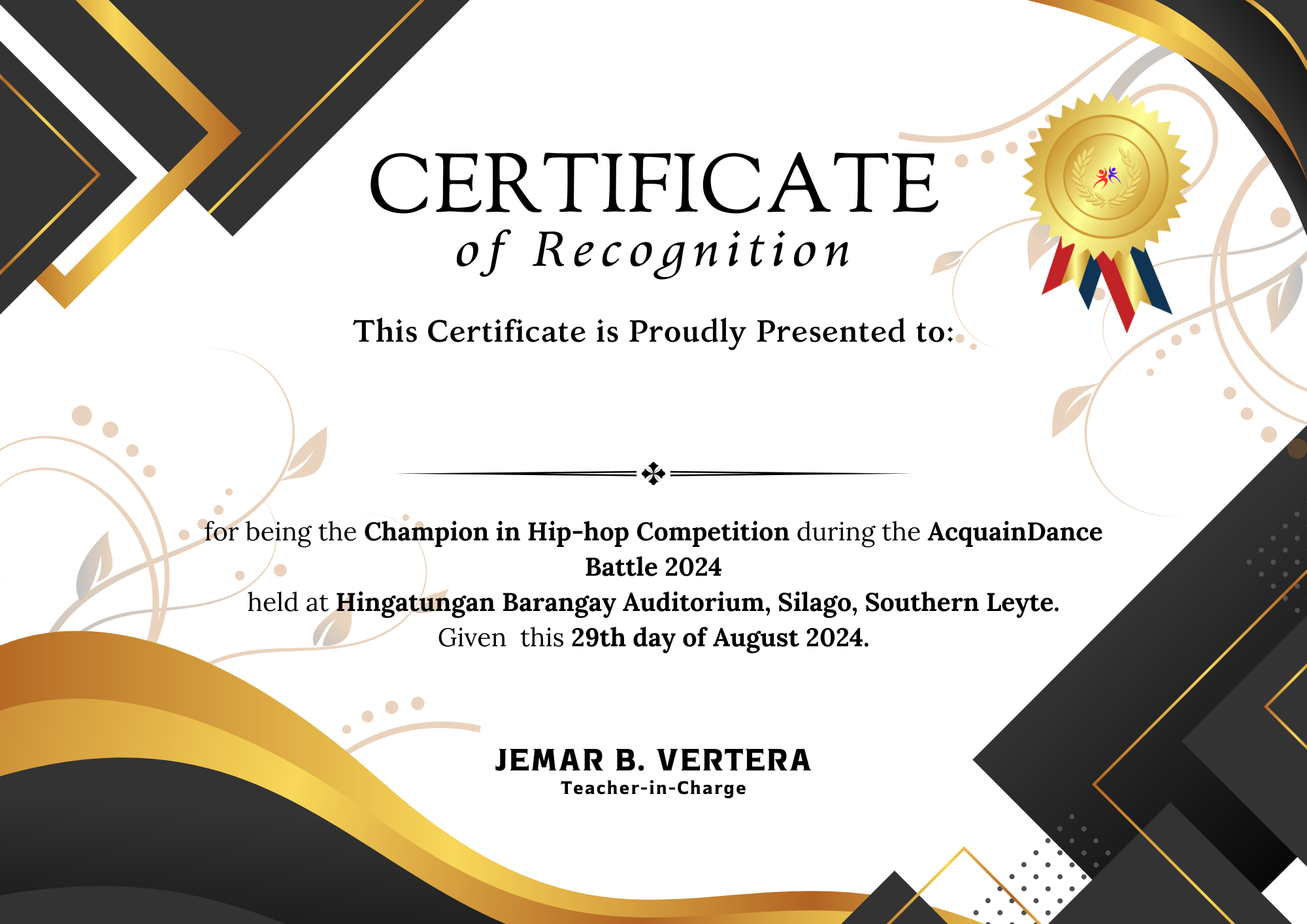 Certificate Template